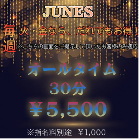 曜日限定格安割引
