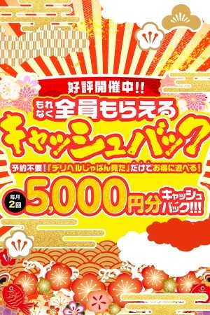 期間限定5000円キャッシュバックキャンペーン